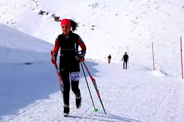 Erzincan'da Kayakla Oryantiring Şampiyonası!