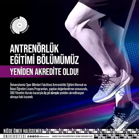 Niğde Üniversitesi Spor Bilimleri Fakültesi 3 Yıl Daha Akredite!